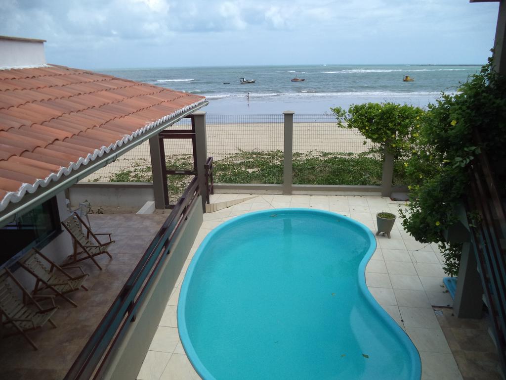 Pousada Na Beira Do Mar Баия-да-Трайсан Экстерьер фото